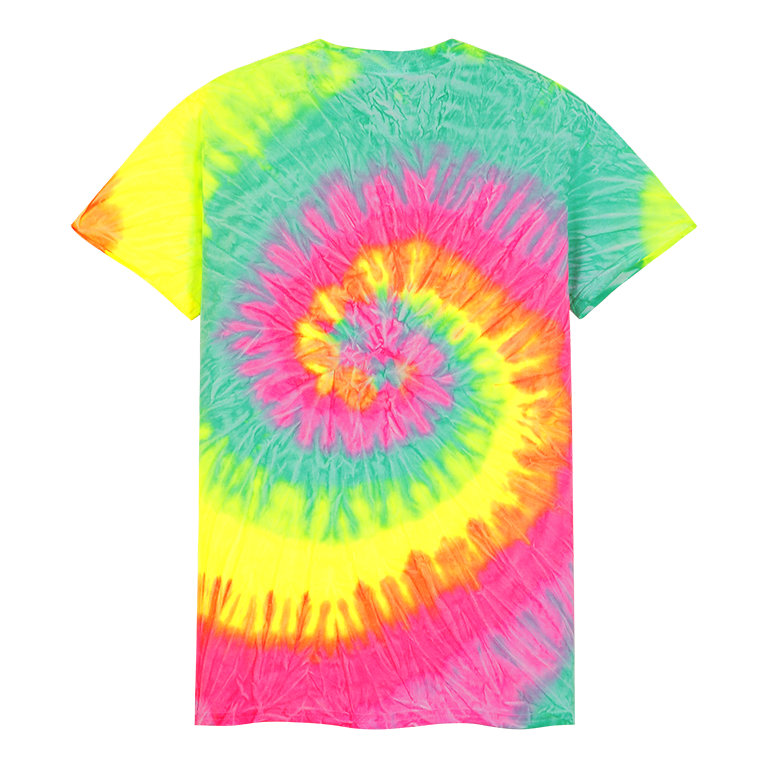 minty rainbow tie dye shirt