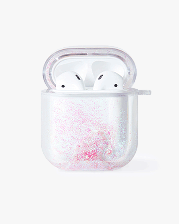 AirPods (エアーポッズ) グリッターケース (ピンク)