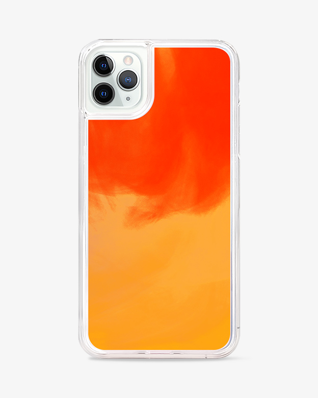 iPhone 11 PRO MAX Neon Sand Case (Orange) Online Customization