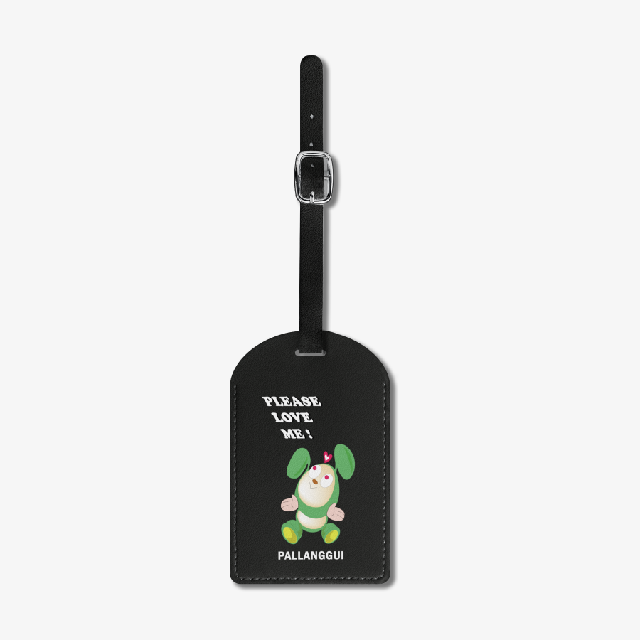 코단한 ラウンドレザーネームタグ ㅣ MARPPLESHOP