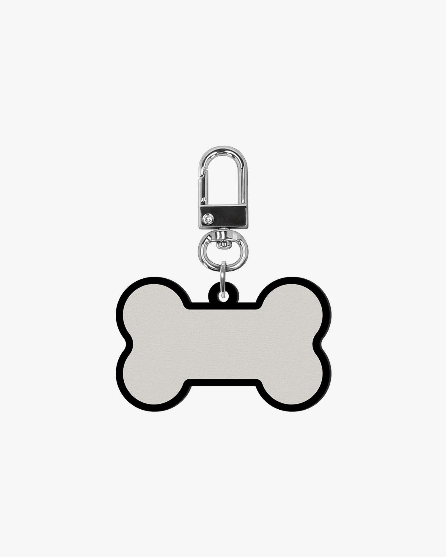 犬用ネームタグキーホルダー (ボーンカット)
