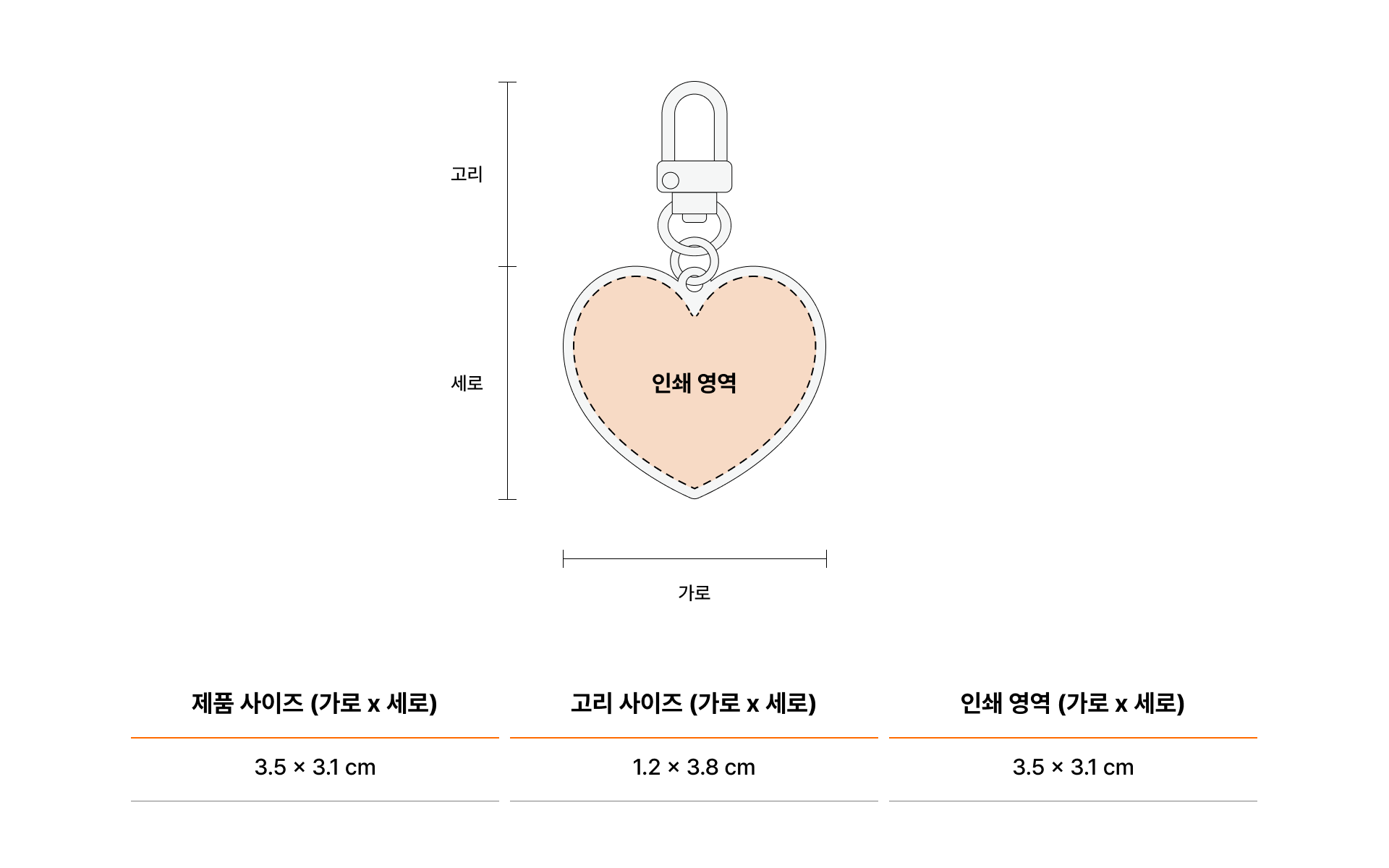 강아지 인식표 키링 (하트)-반려동물을 위한 특별한 네임텍 키링입니다. 하트 쉐입 특유의 부드럽고 사랑스러운 라인이 돋보이는 감성 디자인 키링. 앞뒤 컬러가 다른 투톤 구성과 정밀한 각인으로 반려동물의 이름을 감각적으로 담을 수 있어요. 인식표는 물론 네임택이나 선물용 이름표로도 활용 가능하며, 각인은 오래도록 유지돼요. 커스텀 제작 상품, 마플