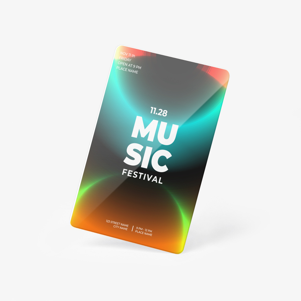 NFC 포토카드 (세로)-NFC 포토카드는 스마트폰으로 태그하면, 등록된 링크로 콘텐츠가 자동 연결되는 스마트 포토카드 입니다. 유튜브·SNS·플레이리스트 URL까지 커스텀 제작 가능한 PVC NFC 포토카드. 사진포카 제작, 아이돌 앨범 굿즈, 이벤트 명함으로 소장해보세요. 커스텀 제작 상품, 마플
