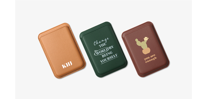 マグセーフ レザーカードケース カスタマイズ - オンラインで簡単制作