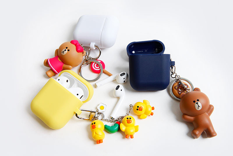 【送料無料】シリコン AirPodsケース プリント入り AirPods (エアーポッズ) シリコンケース カスタマイズ