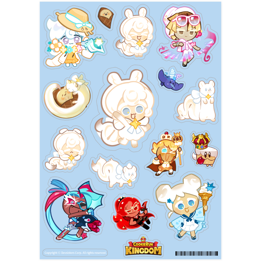 CookieRun： Kingdom 쿠키런 반가워! 마이쿠키 스티커 ㅣ 마플샵, image size:916x916