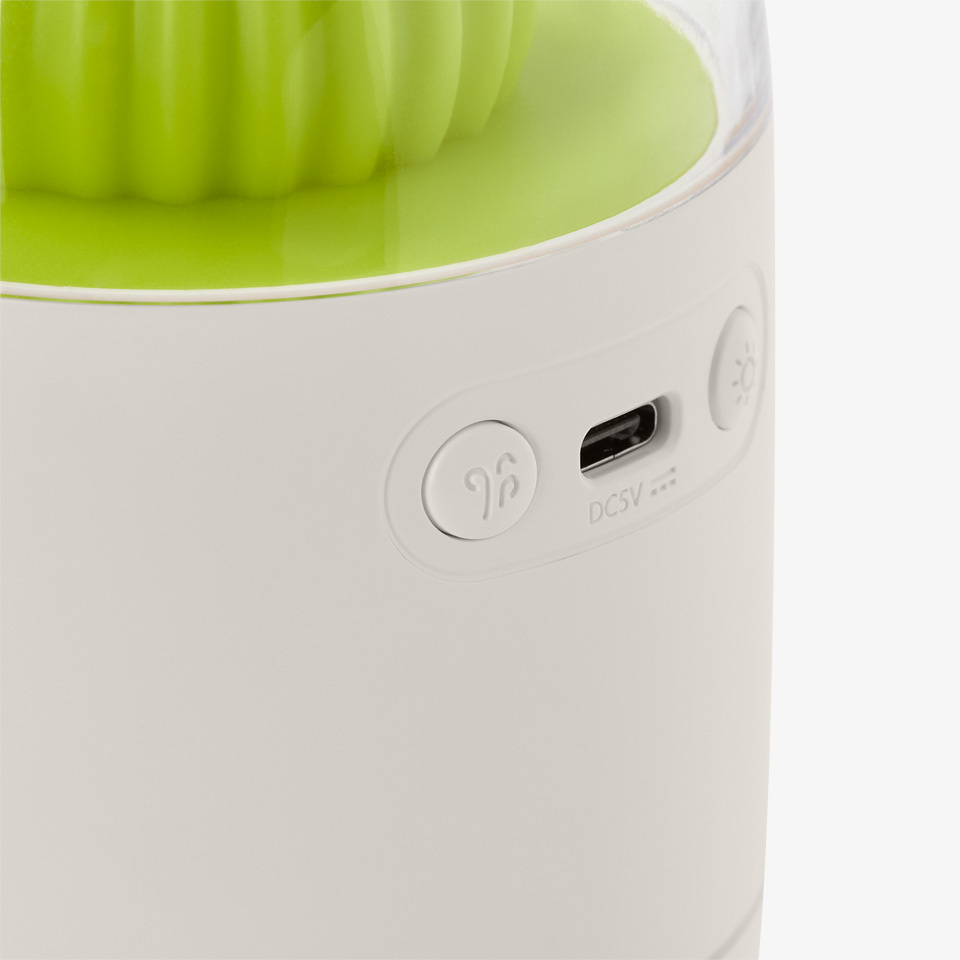 커스텀 가습기 제작 연속 분사와 간격 분사 두 가지 모드로 원하는 습도를 조절하는 미니 가습기