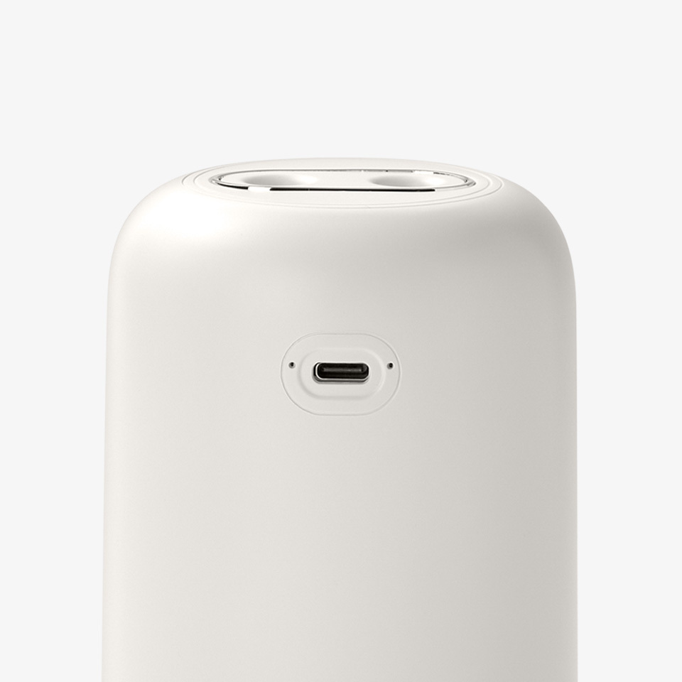 듀얼플로우 무드등 무선 가습기 커스텀 제작 내장 배터리로 어디서나 자유롭게 사용할 수 있는 휴대용 무선 가습기