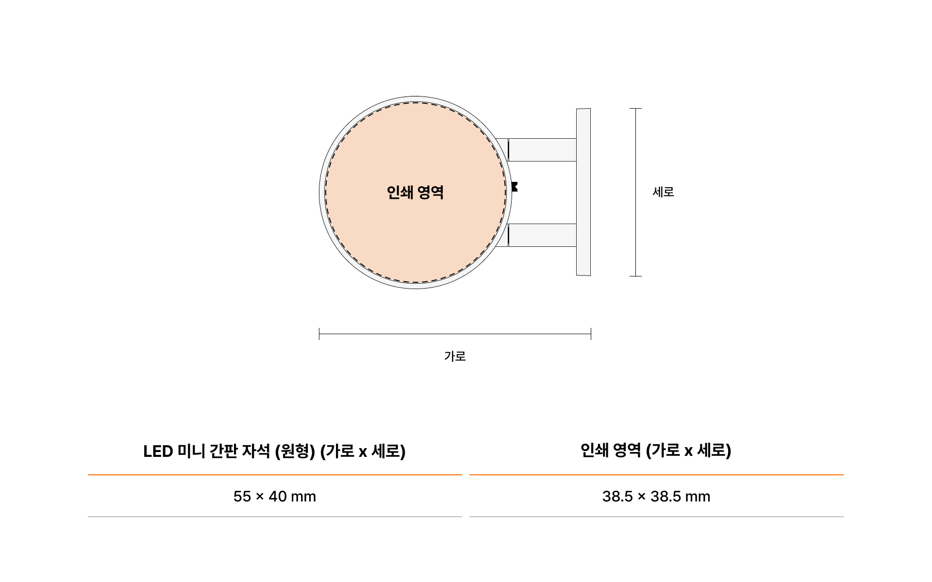 LED 미니 간판 자석 (원형)-작은 원형 간판 모양의 LED 라이트가 들어간 미니 간판 자석입니다. LED가 들어오는 원형 간판 모양 자석. 로고·문구 커스텀 제작이 가능해 아이돌, 브랜드, 행사 굿즈로 활용하기 좋습니다. 감성 인테리어 소품이나 냉장고 자석으로도 어울립니다. 커스텀 제작 상품, 마플