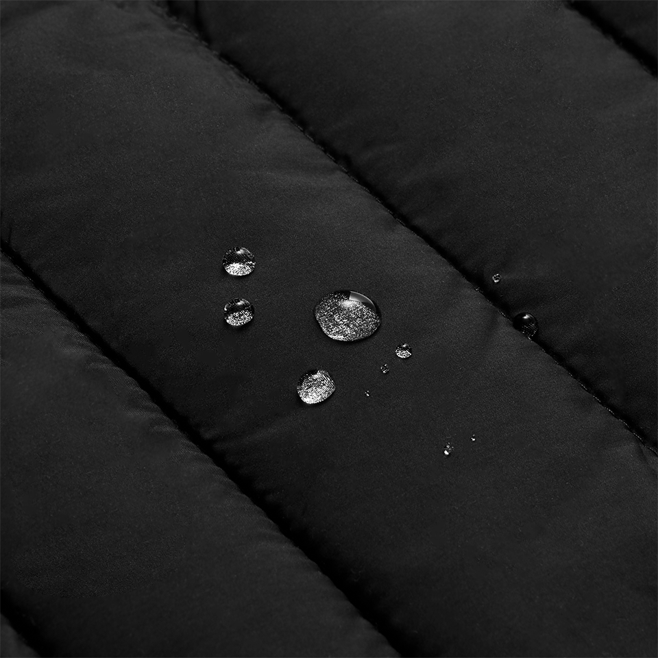 웰론 패딩 조끼 커스텀 제작, 일상생활 속 가벼운 물기와 오염을 튕겨내는 생활 방수 소재