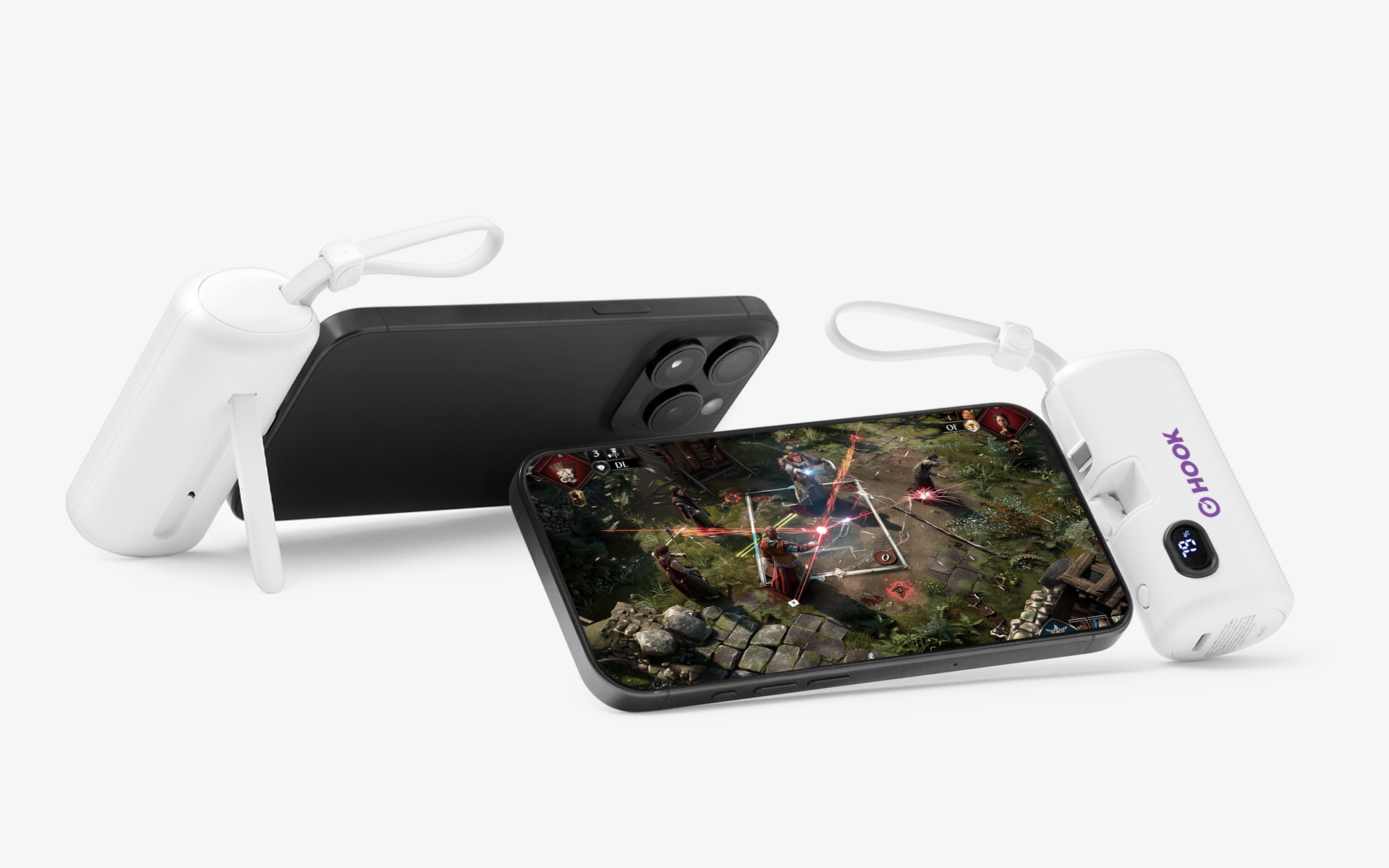 도킹형 보조배터리 제작, 내장 거치대로 스마트폰 충전과 동시에 영상 시청·작업이 가능한 실용적인 올인원 휴대용 도킹형 보조배터리