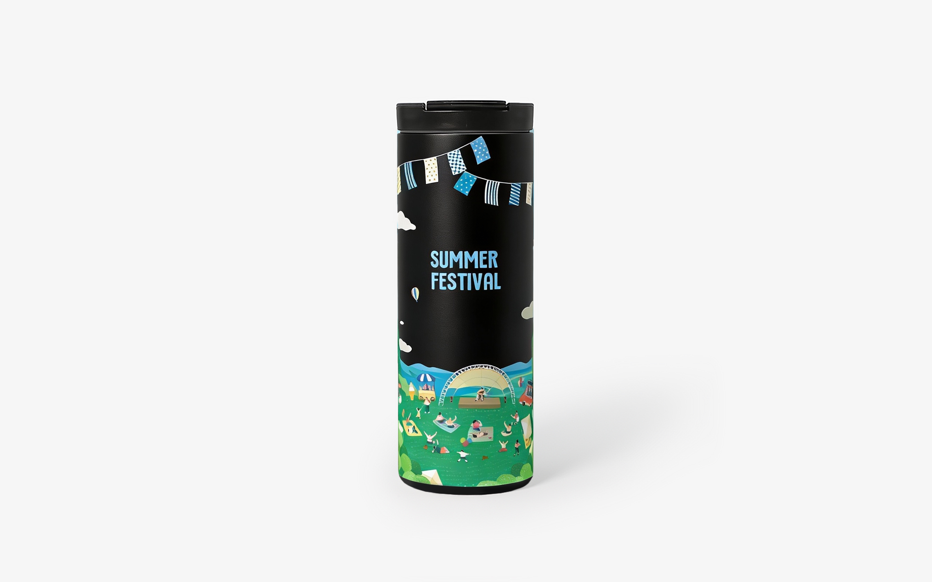 회사의 로고나 슬로건을 담아 행사, 브랜드의 아이덴티티를 효과적으로 표현할 수 있는 마플 커스텀 제작 슬림 스텐 텀블러