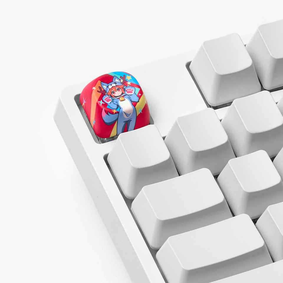 MOA 키캡 커스텀 제작, 전면 풀 전사 인쇄로 원하는 이미지를 풀 컬러로 구현, 선명한 커스텀 키캡 제작