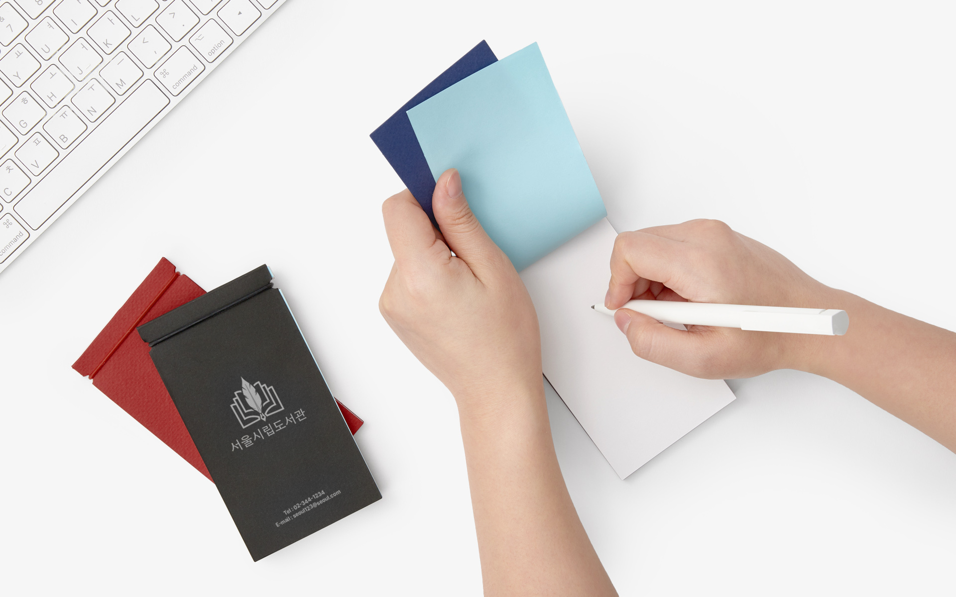 깔끔한 무지 내질 자유롭게 활용이 가능한 마플 커스텀 제작 휴대용 메모 수첩