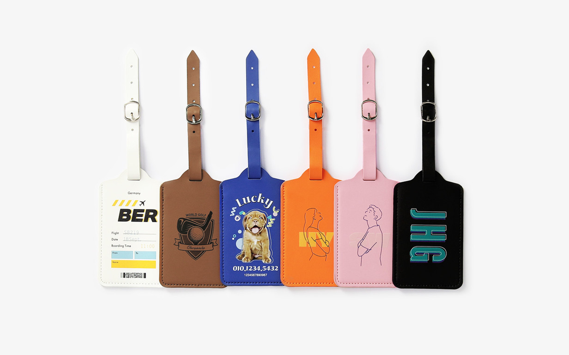 이름 애칭 좋아하는 문구 등으로 특별한 선물을 전할 수 있는 마플 커스텀 제작 가죽 네임택