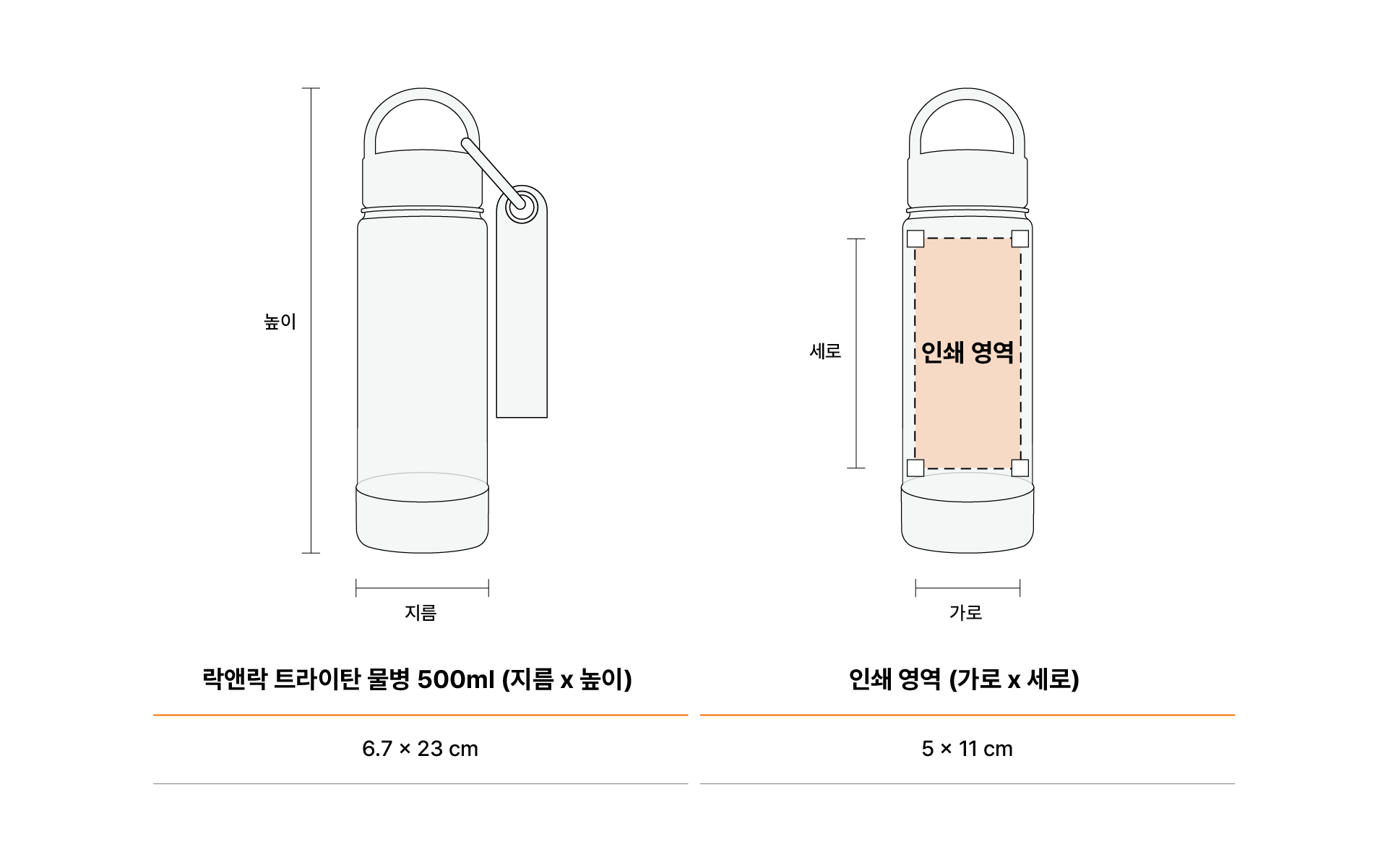 락앤락 트라이탄 물병 500ml-락앤락 트라이탄 물병 500ml는 가볍고 편안한 사용감을 갖춘 제품으로, 일상 속에서 부담 없이 활용하기 좋습니다. 안정적으로 닫아 사용할 수 있는 구조와 실용적인 용량으로 다양한 상황에서 편리하게 사용할 수 있습니다. 심플하고 깔끔한 디자인으로 데일리 물병으로 자연스럽게 어울리는 아이템입니다. 락앤락 트라이탄 물병 500ml, 넉넉한 용량과 편리한 휴대성을 갖춘 실용적인 물병입니다. 들고 다니기 편한 탑 핸들 스크류 캡과 탈부착 가능한 실리콘 네임택 키링, 충격 및 미끄러움 방지 실리콘 하단 커버를 적용한 락앤락 트라이탄 물병입니다. BPA FREE 안전 소재로 가볍고 실용적으로 사용할 수 있습니다. 커스텀 제작 상품, 마플