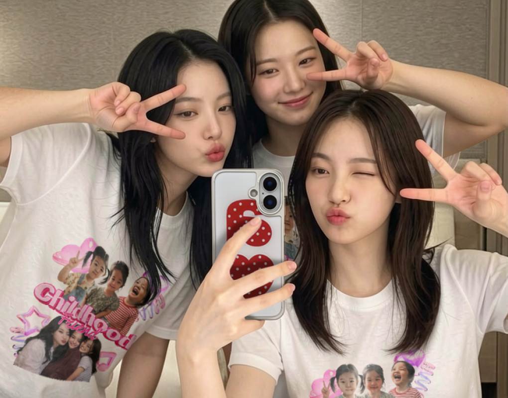 찐친과 맞추는 우정 티셔츠 템플릿