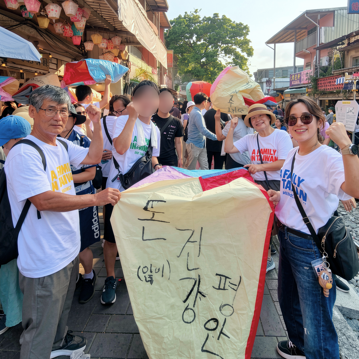 가족 여행 단체티, 대만 여행 단체티
