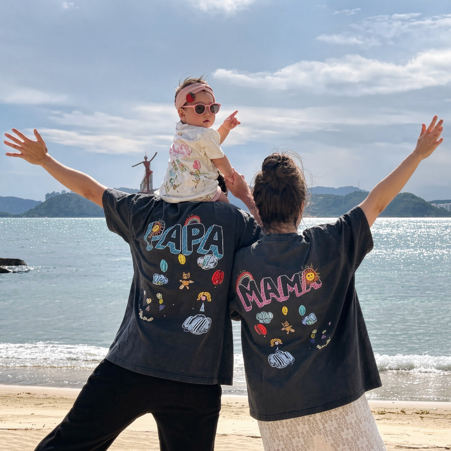 사진 잘 나오는 가족 여행 단체티 추천