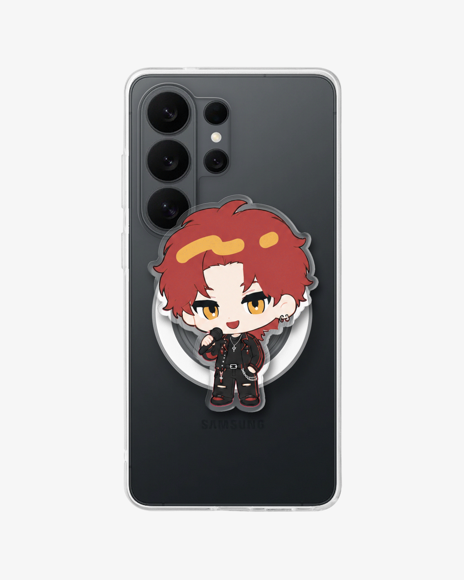 自由形アクリルMagSafeスマホグリップ