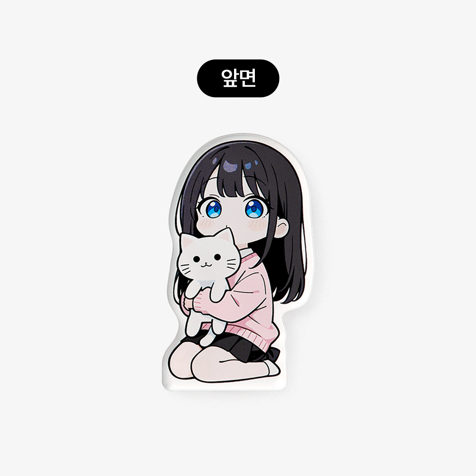 자유형 아크릴 코롯토 (8+2T)-투명하고 두께감 있는 아크릴 소재로 제작되는 커스텀 코롯토입니다. 8mm 투명 아크릴 인쇄면 위에 2mm 아크릴을 한 겹 더한 합지 방식의 커스텀 아크릴 코롯토입니다. 받침대 없이 세워둘 수 있으며, 캐릭터와 일러스트의 선명한 인쇄를 긁힘과 마찰로부터 보호해 소장용 굿즈로 제작하기 좋아요. 커스텀 제작 상품, 마플