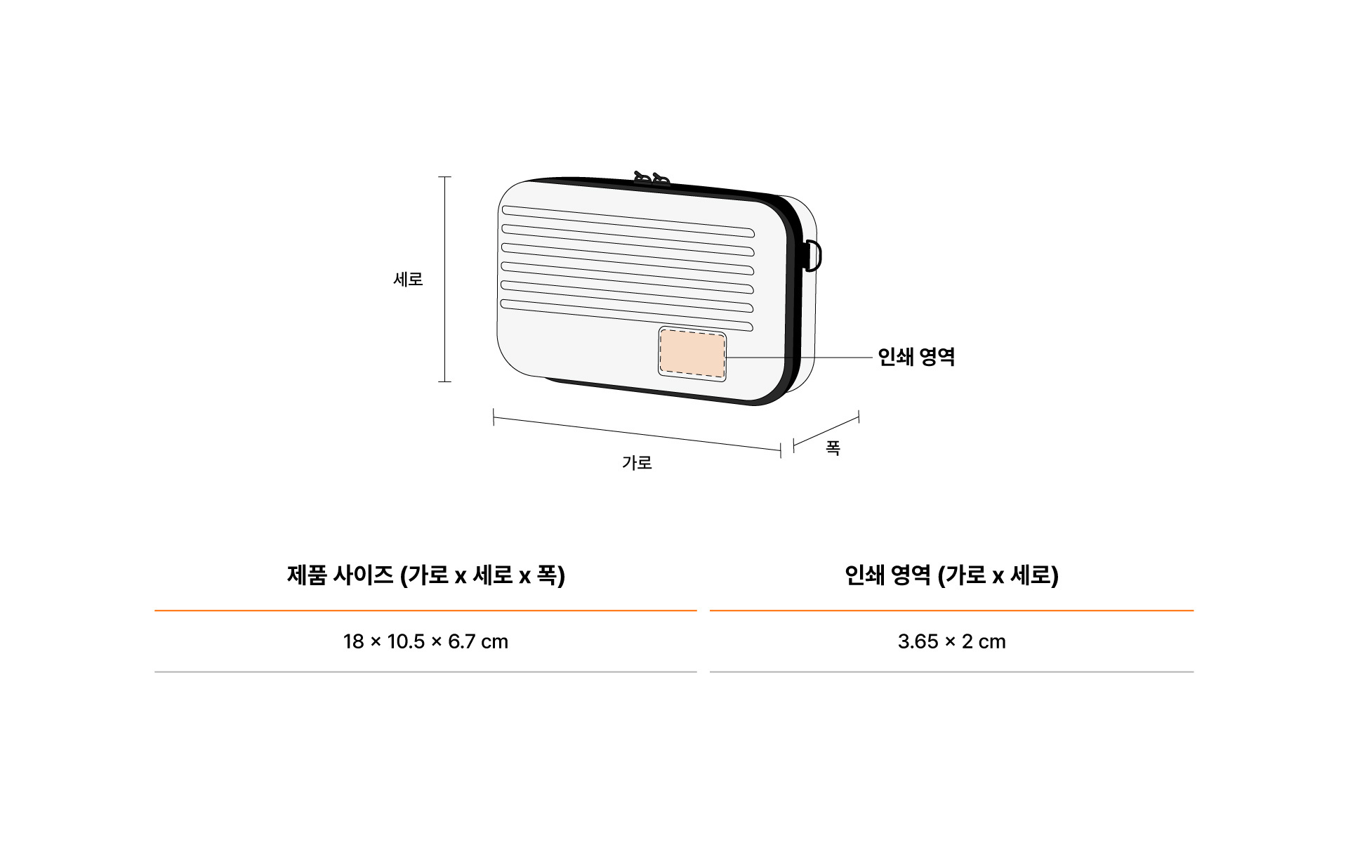핸디 캐리어 파우치-미니멀한 디자인과 ABS, PC 소재로 내구성과 실용성을 갖춘 파우치입니다. ABS, PC 소재로 제작된 내구성 높은 파우치. 양면 메시 수납공간으로 짐이 흩어지지 않으며, 길이 조절 목걸이 & 손목 스트랩을 기본 제공해 휴대가 더욱 편리합니다. 화장품 커스텀 제작 상품, 마플