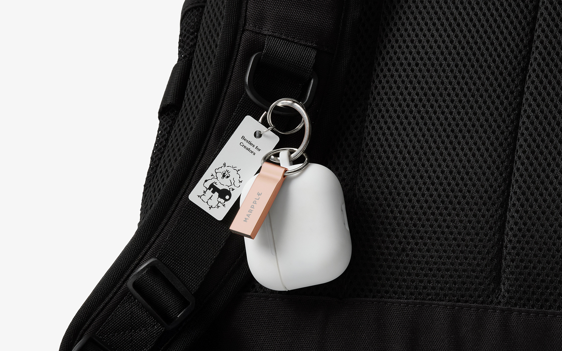 메탈 고리형 USB 2.0 메모리-원하는 곳에 걸어 안전하게 보관할 수 있는 고리형 디자인의 USB 메모리입니다. undefined 커스텀 제작 상품, 마플