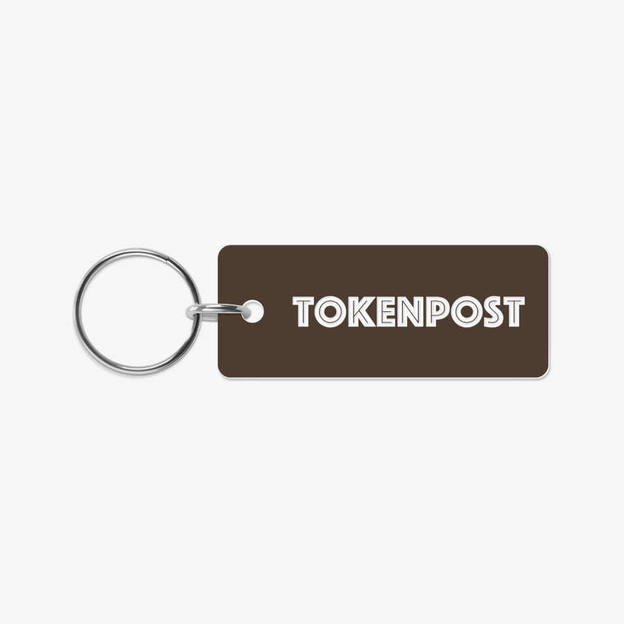 토큰포스트 굿즈샵 Tokenpost Two-tone keyring ㅣ MARPPLESHOP