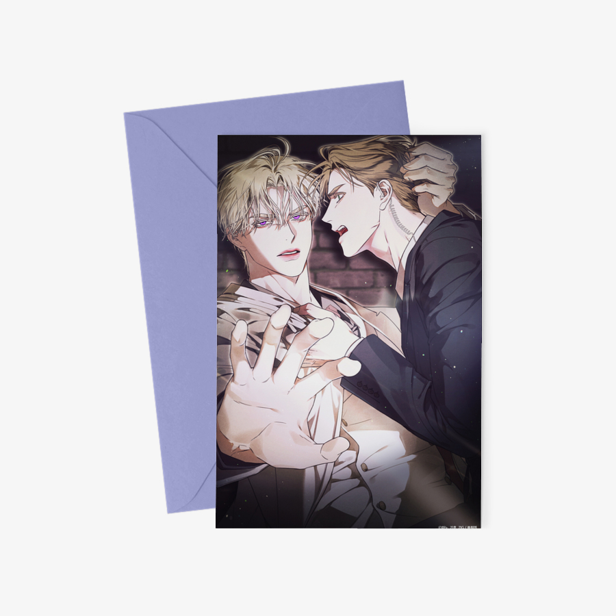 키스 미 이프 유 캔 Kiss Me if You Can Square Postcard ㅣ MARPPLESHOP
