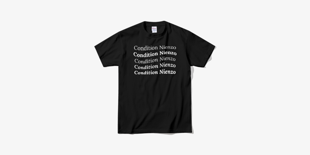 Condition Nienzo レアtシャツ Condition Nienzo レアtシャツ