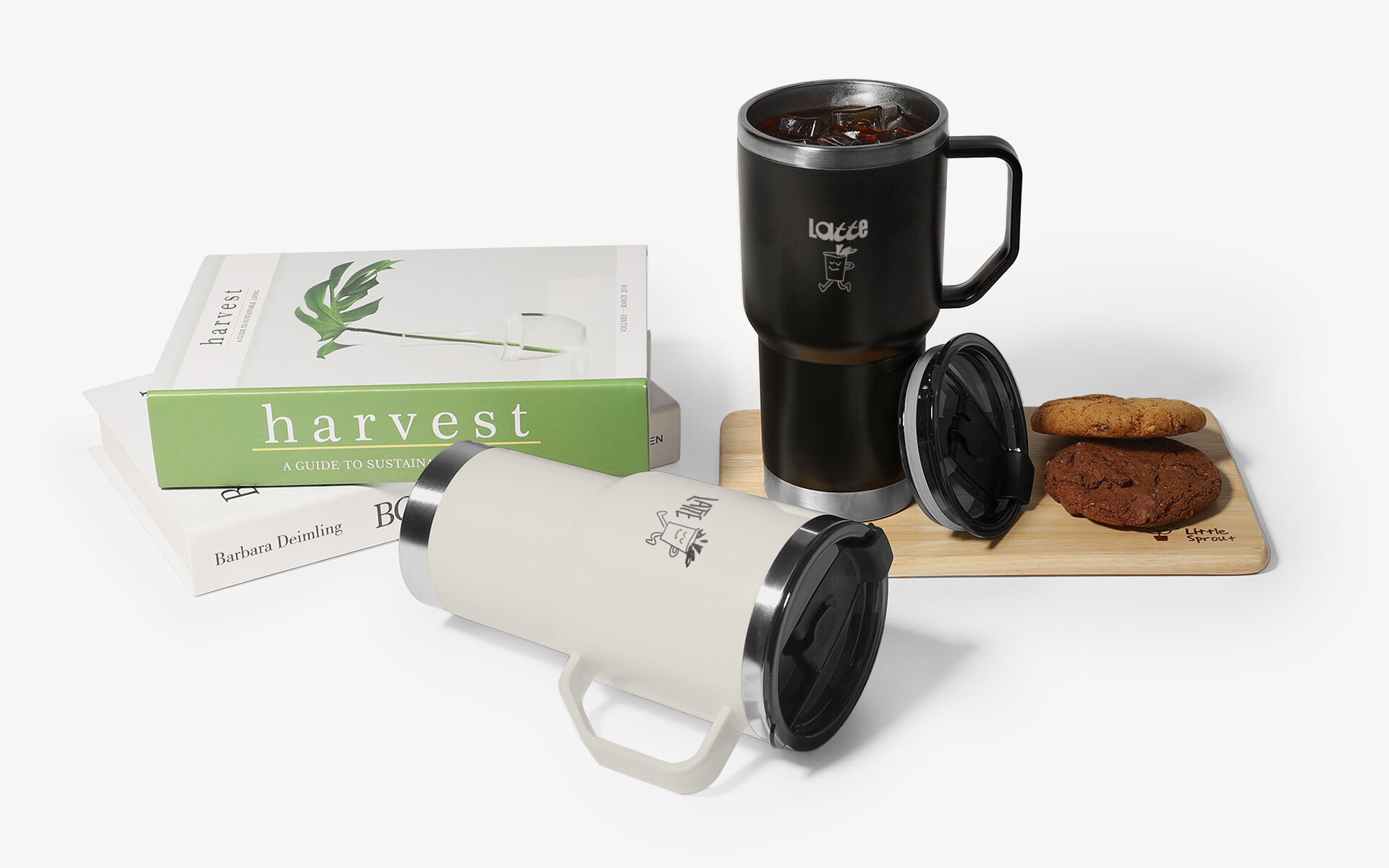 600ml 대용량 이중구조 핸드형 스텐 텀블러 커스텀 제작, SUS304 스테인리스 소재로 내구성과 보온력이 뛰어난 프로모션 텀블러