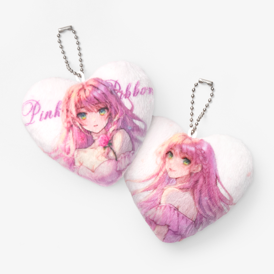 쿠션 키링 커스텀 제작, 앞뒤 면을 다르게 인쇄 가능한 키링 굿즈