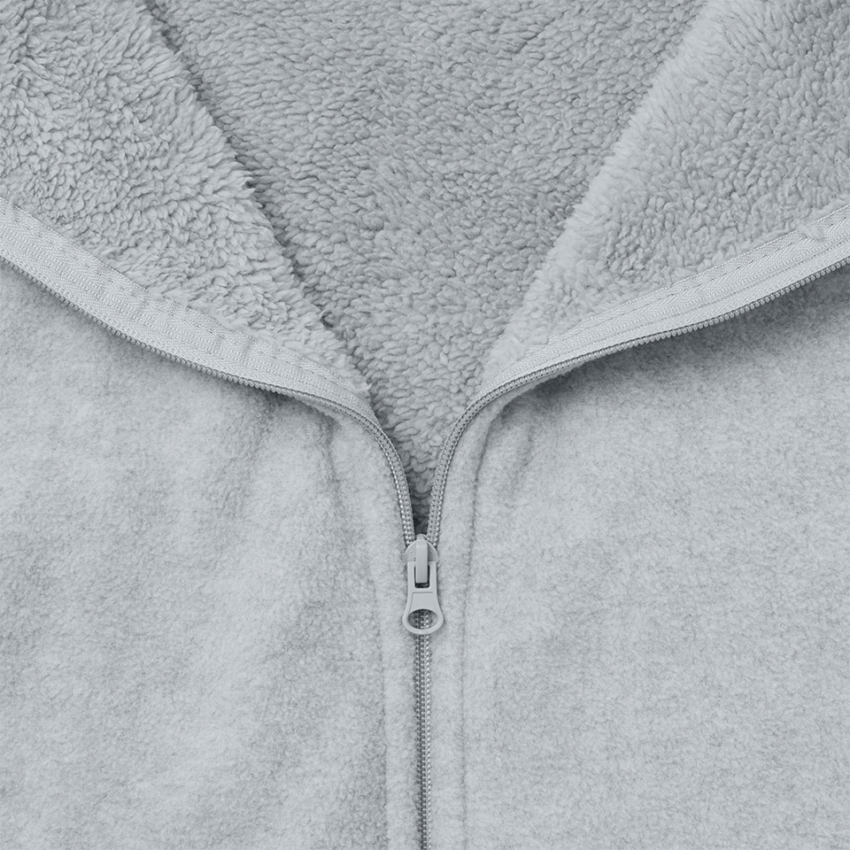 베이직 본딩 후리스(기모) 커스텀 제작, 후리스 겉감과 융털 안감을 결합한 본딩 구조로 더욱 따뜻하고 포근한 착용감을 제공하는 보온성 디테일 