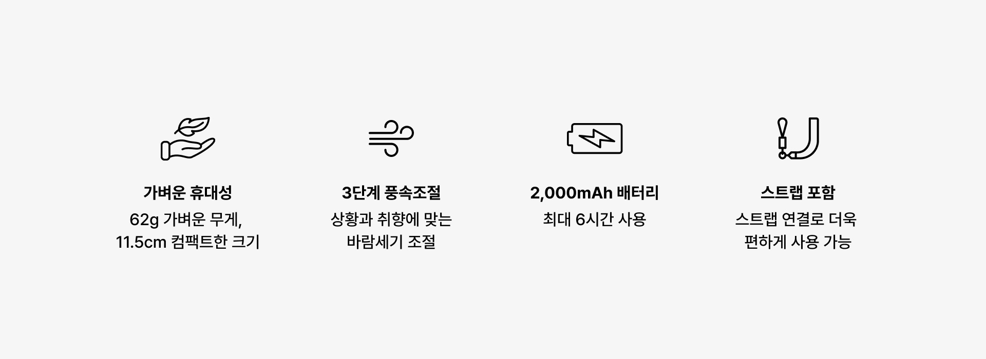 휴대용 선풍기-2000mAh의 충전식 셀 배터리를 내장하고 있습니다. 커스텀 및 제작이 가능한 휴대용 선풍기입니다. 손으로 쉽게 들고 다닐 수 있으며, 편리한 거치대도 제공되어 실내외 모두에서 유용하게 사용할 수 있습니다. 나만의 디자인을 추가하여 개성 있는 아이템을 만들 수 있습니다. 여름철 필수 아이템으로, 개인용은 물론 커스텀 제작 상품, 마플