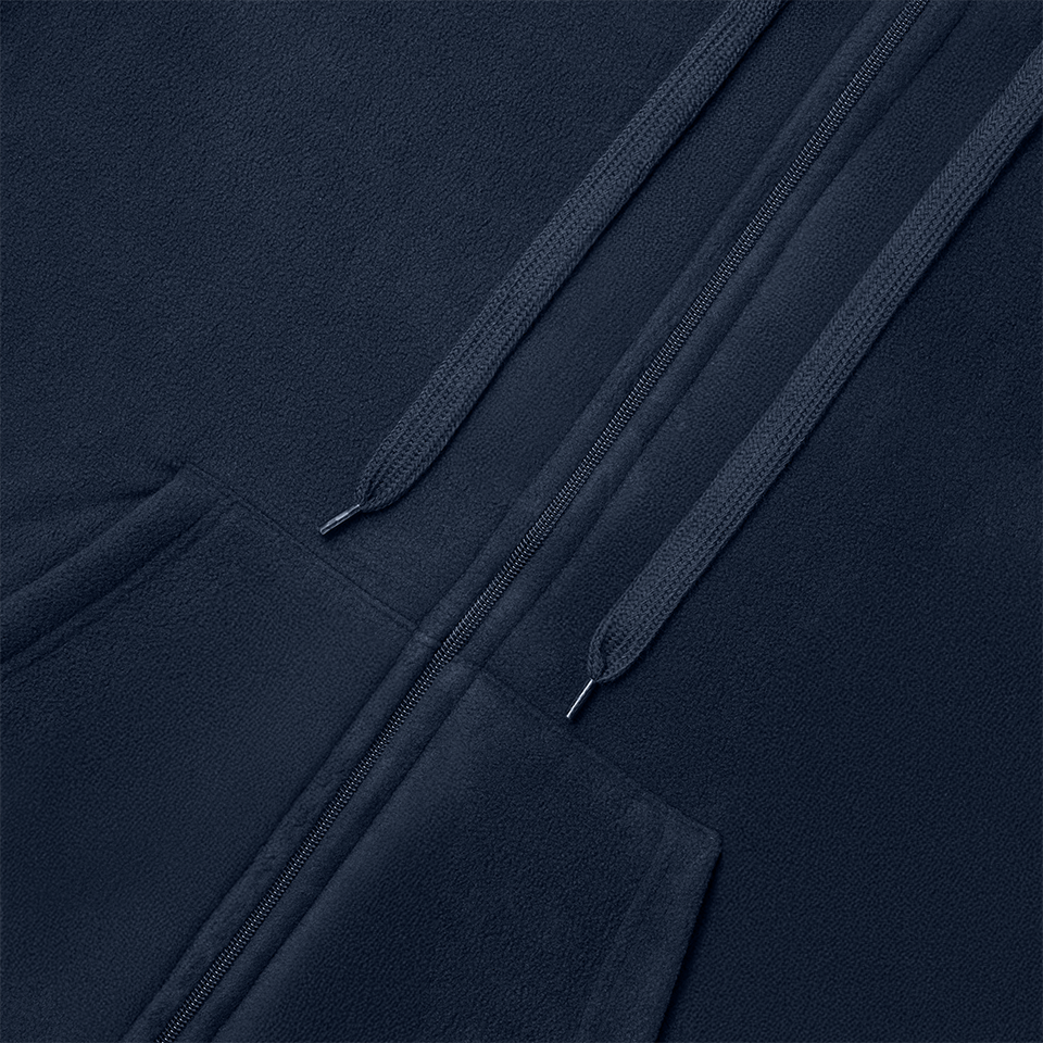 베이직 본딩 후드집업 (기모) 커스텀 제작, 후드 끈으로 착용감을 간편하게 조절해 편안한 핏을 완성하는 디테일