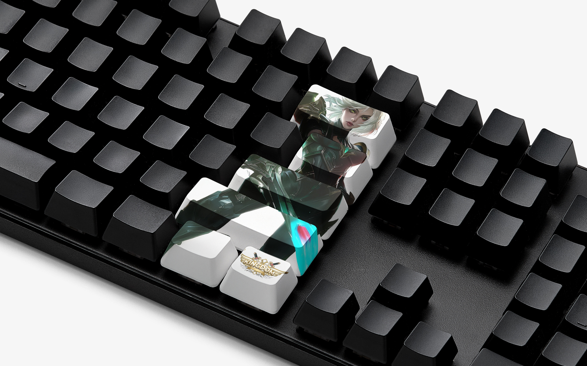 커스텀 풀 컬러 키캡 세트 (Right)-기계식 키보드의 왼쪽 영역(Backspace, ⧵, Enter, Shift, Menu, Ctrl)을 위한 전용 풀 전사 키캡 세트입니다. 기계식 키보드에 맞춘 커스텀 풀 전사 키캡 세트. 키캡과 틴케이스에 원하는 이미지를 선명하게 인쇄하고, 연결된 일러스트로 커스텀 제작하여 완성도 높은 데스크셋업을 즐기세요. 커스텀 제작 상품, 마플
