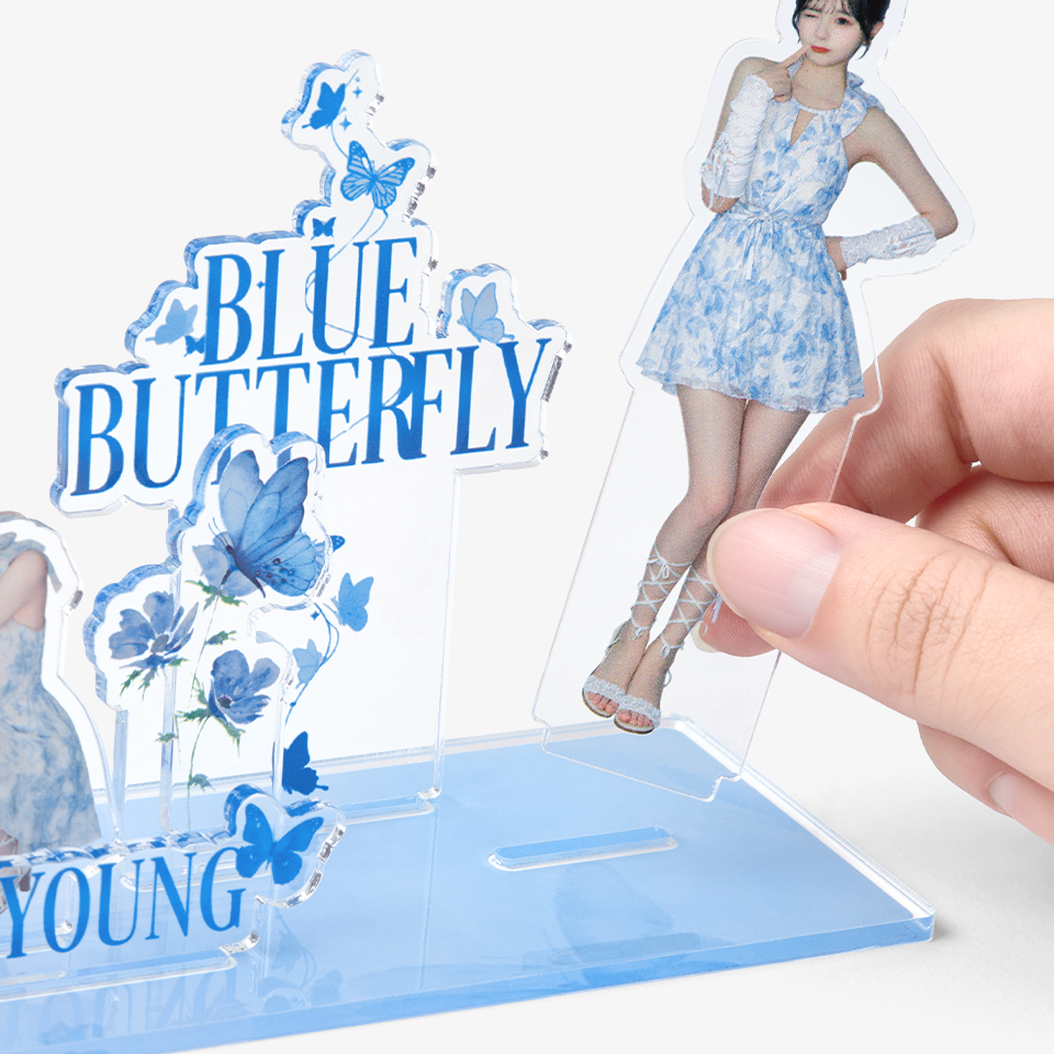 내구성이 뛰어난 투명 아크릴 디오라마 아크릴 스탠드 제작