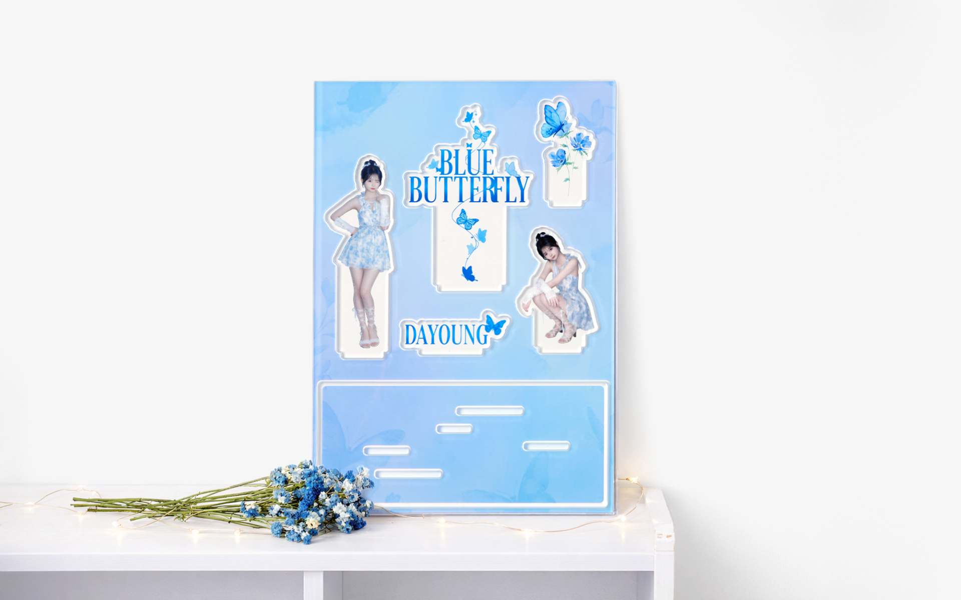 조립하면 입체 디오라마로, 그대로 두면 액자로 연출 가능한 디오라마 아크릴 스탠드 커스텀 제작