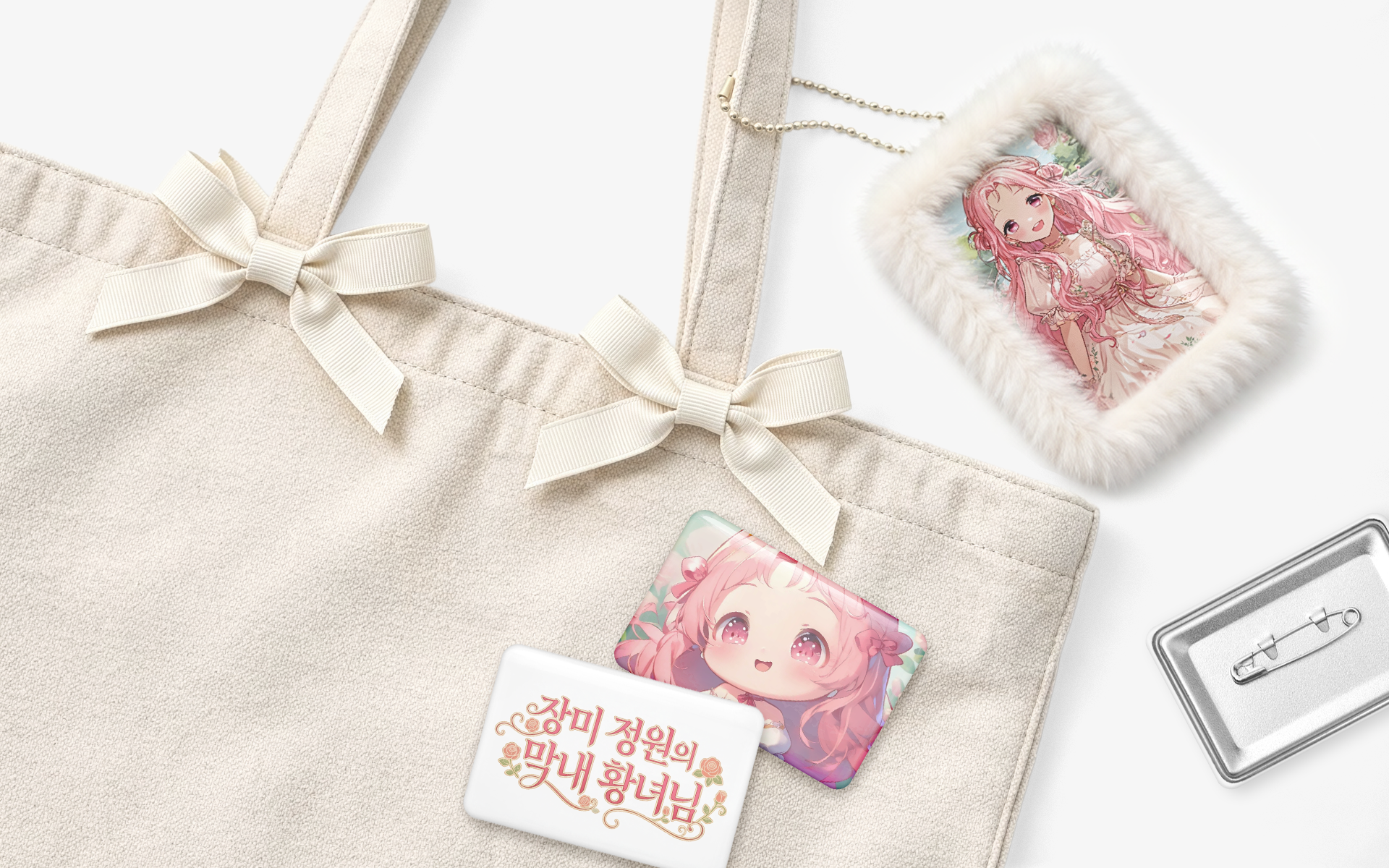 반려동물 사진부터 최애 짤까지 세상에 하나뿐인 커스텀 핀버튼을 만들 수 있어요.