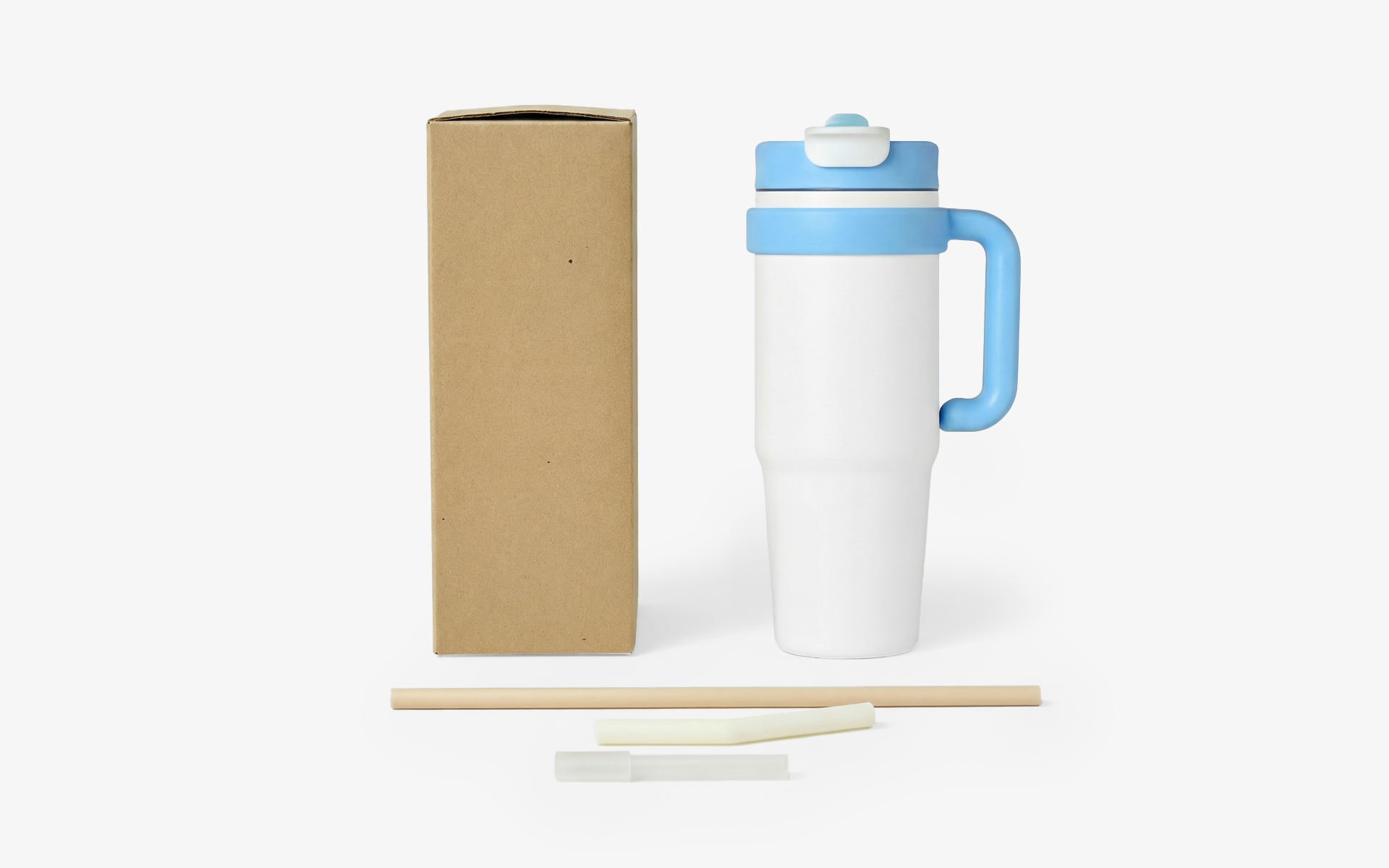 그랜디 핸들 텀블러 900ml-텀블러 전면(360°)에 선명한 인쇄가 가능합니다. 스테인리스 316 이중 진공 단열 구조로 뛰어난 보온·보냉 성능을 제공하는 900ml 대용량 핸들 텀블러입니다. 스트로와 직접 음용이 가능한 2-way 음용구 구조로 상황에 맞게 편리하게 사용할 수 있으며, 외부 결로 현상을 줄여 쾌적한 사용이 가능합니다. 견고한 손잡이 설계로 대용량 음료도 안정적으로 휴대할 수 있으며 텀블러 전면을 활용한 360도 회전 인쇄로 커스터마이징 제작이 가능합니다. 커스텀 제작 상품, 마플