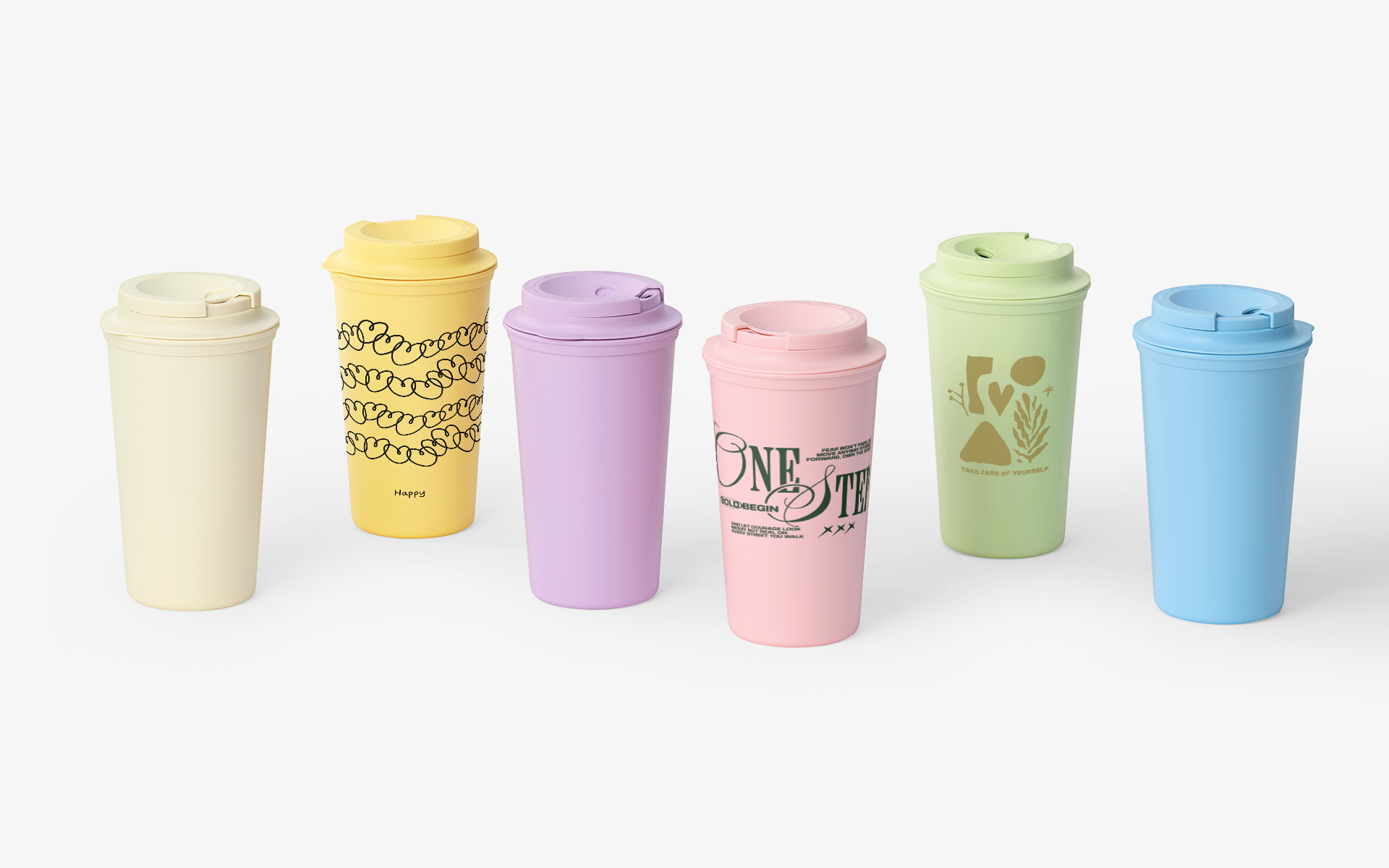 -30~110℃ 온도 사용이 가능한 이중 구조 리유저블 텀블러, 낮은 열전도율 텀블러