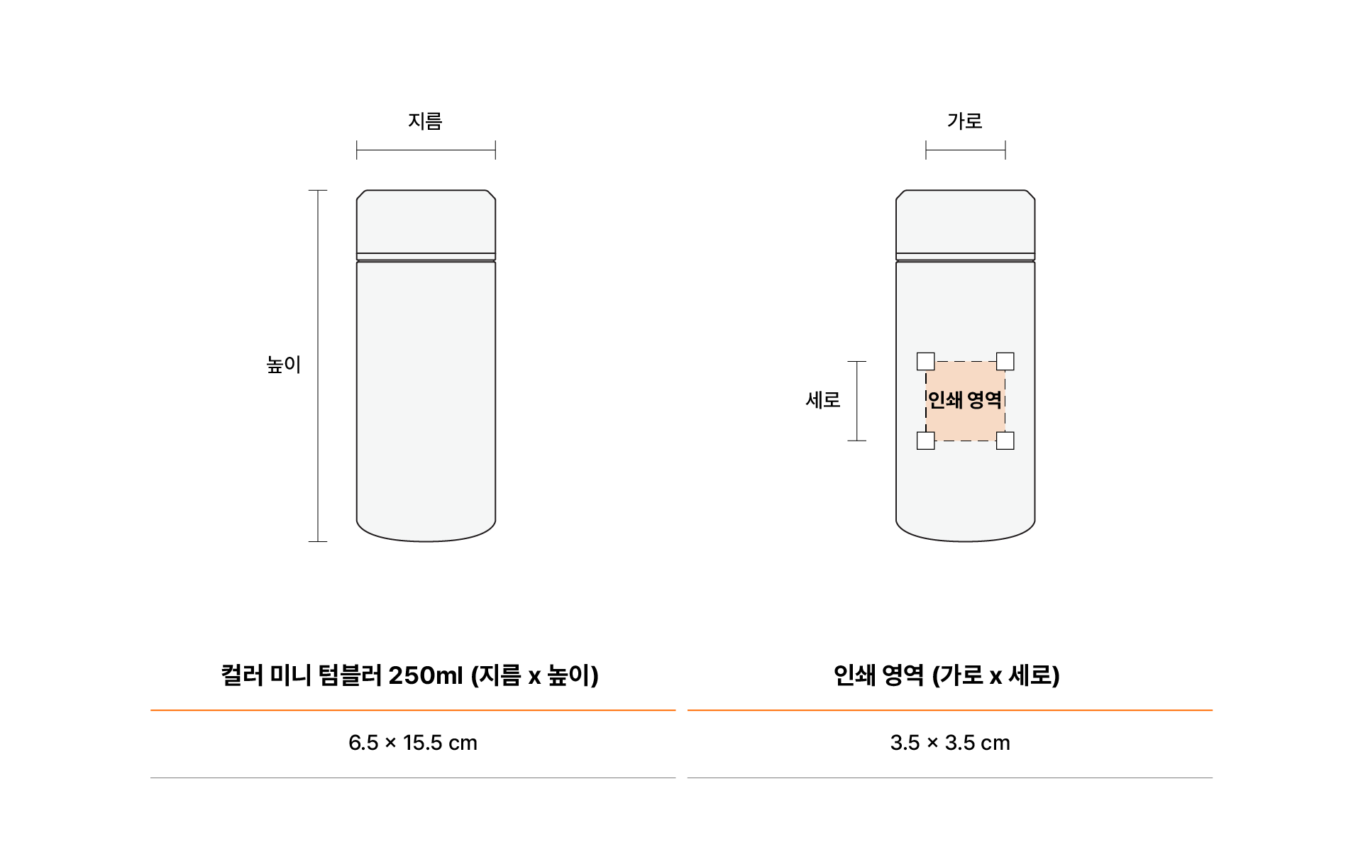 컬러 미니 텀블러 250ml-한 손에 편하게 잡히는 250ml 미니 사이즈로 가볍게 휴대하기 좋은 텀블러입니다. 한 손에 쏙 들어오는 컬러팝 미니 텀블러 250ml입니다. 가볍고 작은 미니 사이즈 바디로 휴대가 간편하며, SUS 304 스테인리스 소재로 보온 보냉에 효과적입니다. 감각적인 컬러감과 메탈릭 캡 포인트가 더해져 데일리 텀블러, 사무실 컵 커스텀 제작 상품, 마플