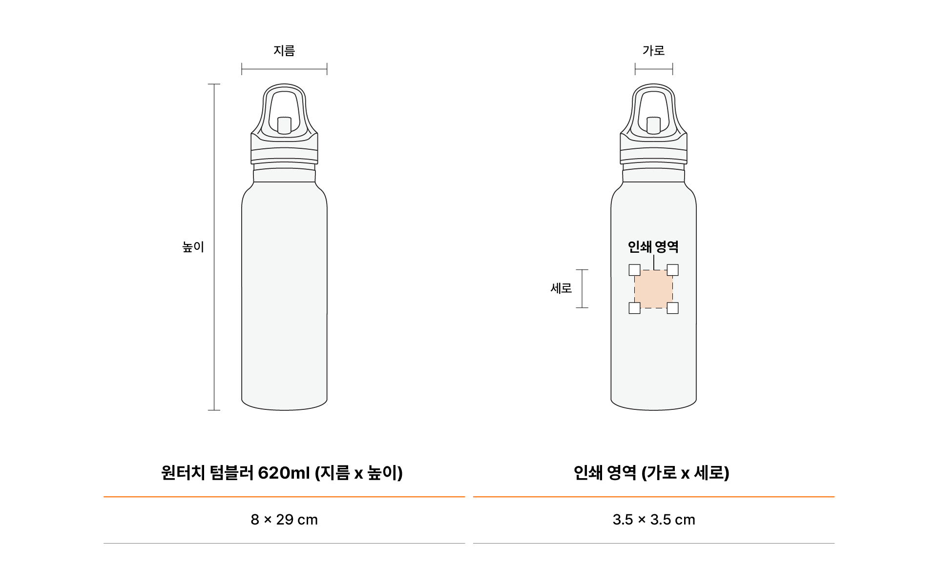 원터치 텀블러 620ml-한 손으로 눌러 쉽게 열고, 캡을 닫아 간편하게 사용할 수 있는 원터치 텀블러입니다. 원터치 오픈 텀블러 620ml는 한 손으로 쉽게 열고 닫을 수 있는 편리한 구조와 슬림한 보틀 디자인이 돋보이는 텀블러입니다. 손가락에 걸어 들거나 가방에 간편하게 휴대할 수 있는 핸들 캡이 적용되어 실용성을 높였습니다. 내부는 SUS 316 스테인리스 소재로 제작되어 위생적이고 안전하며, 실리콘 링으로 누수 걱정을 줄여 데일리 텀블러, 운동용 보틀 커스텀 제작 상품, 마플