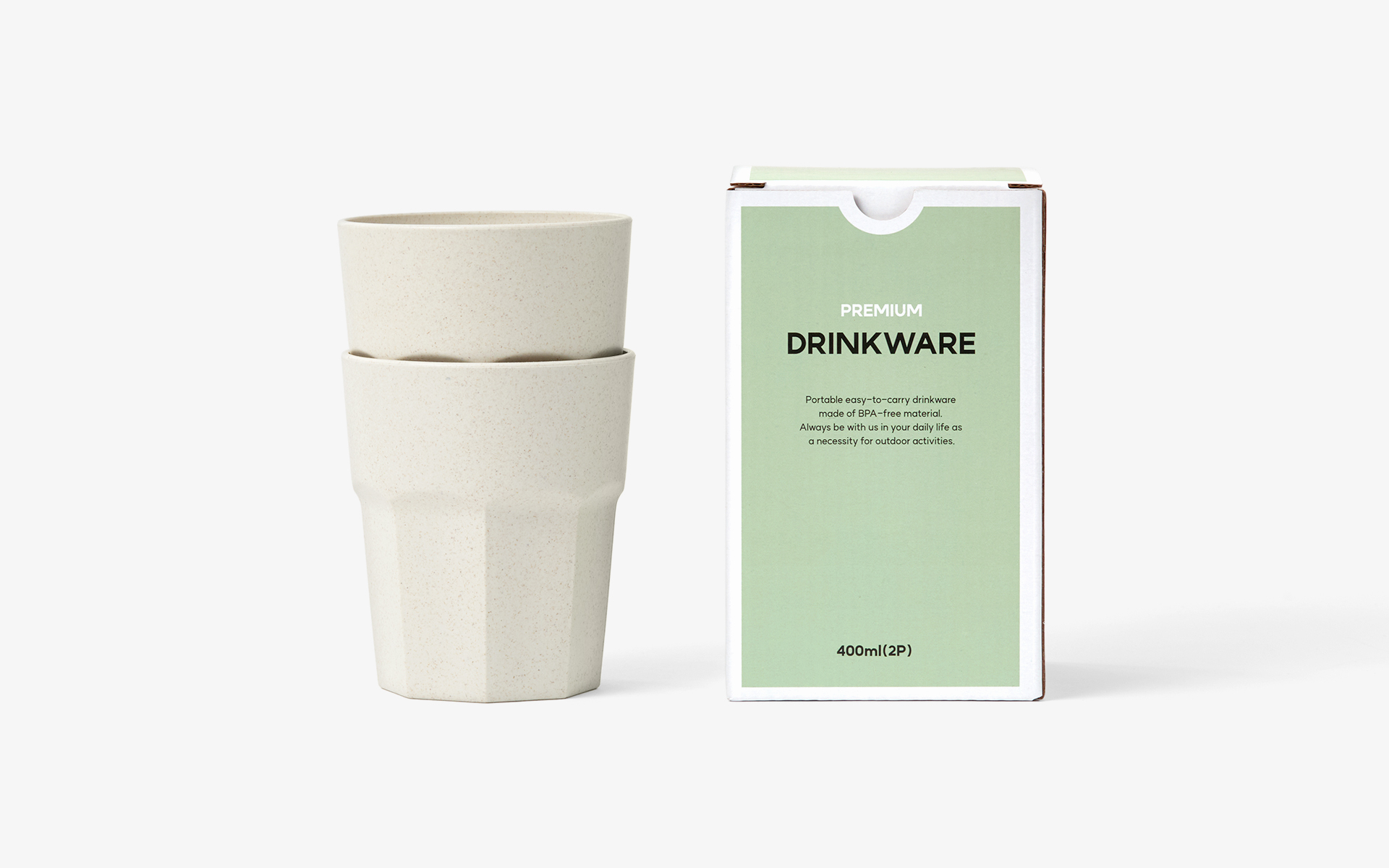 친환경 컵 400ml 2pcs-친환경 컵 400ml 2pcs는 커피박을 활용한 친환경 소재로 제작되어 일상 속에서 더욱 의미 있게 사용할 수 있는 컵 세트입니다.  친환경 컵 400ml 2pcs는 커피박을 활용한 친환경 소재와 실용적인 400ml 용량이 돋보이는 컵 세트입니다. 물컵, 커피컵, 음료컵으로 활용하기 좋으며 집 커스텀 제작 상품, 마플