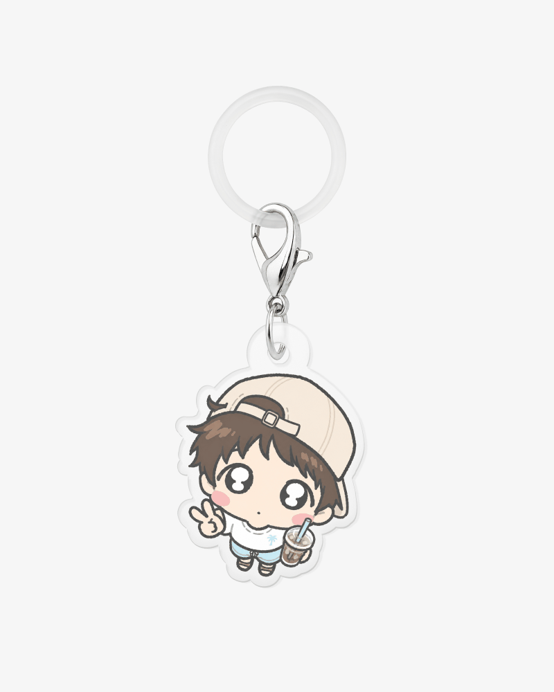 Custom Acrylic Mejirushi Key Ring (Clear)