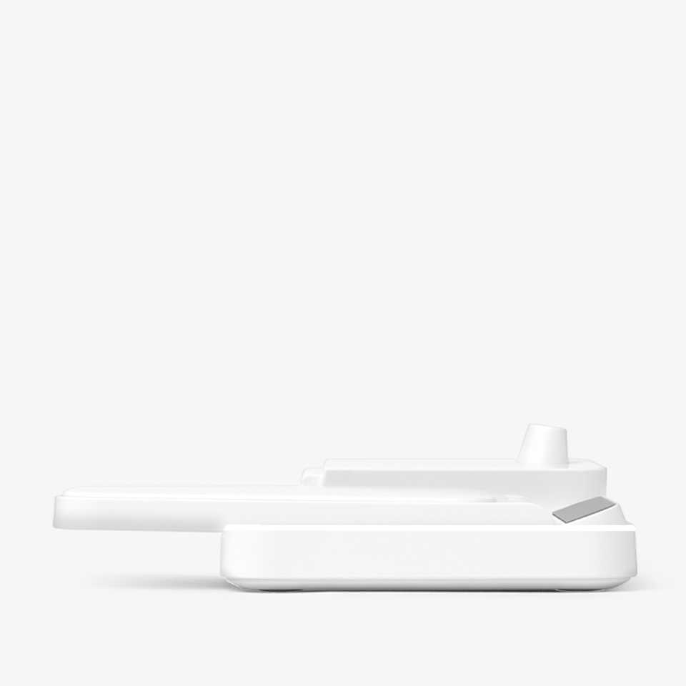 아이클락 올인원 무선 충전기 커스텀 제작, 원하는 각도로 조절 가능한 15W 고속 충전 LED 시계형 올인원 충전기