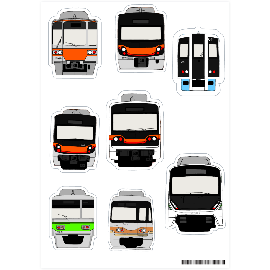 NEW釜山地下鉄ステッカー