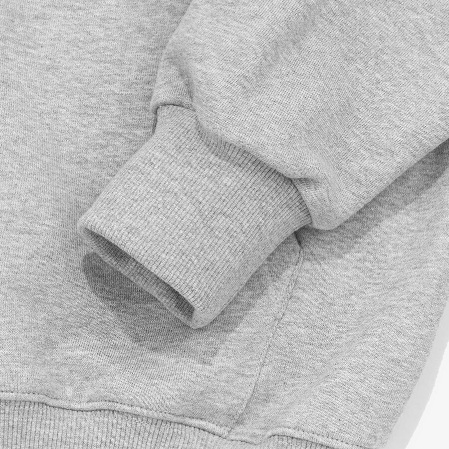 기모 쭈리 오버핏 후드티 커스텀 제작 변형과 수축을 최소화한 탄탄한 밑단과 소매