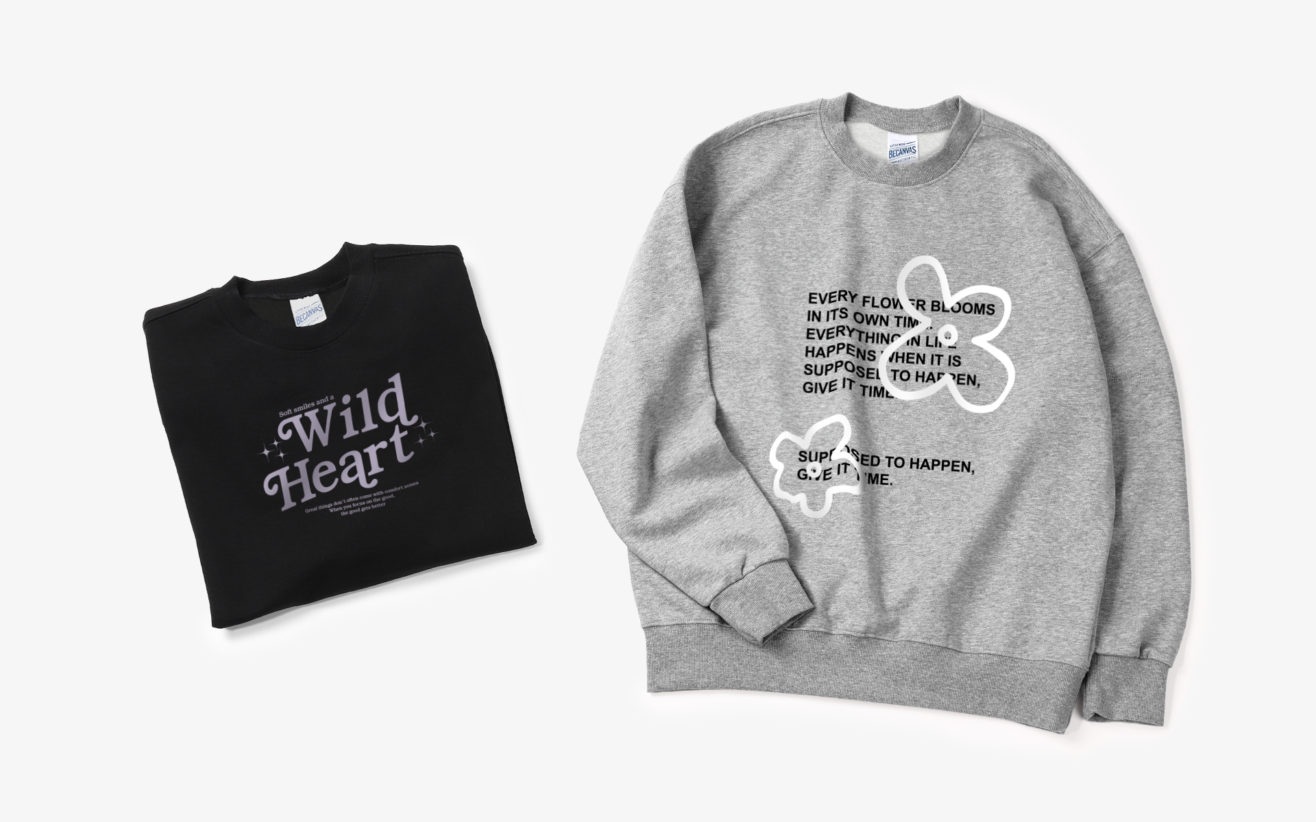 기모 쭈리 오버핏 맨투맨 레터링과 내가 그린 그림 부터, 좋아하는 그래픽 디자인으로 완성하는 하나 뿐인 맨투맨