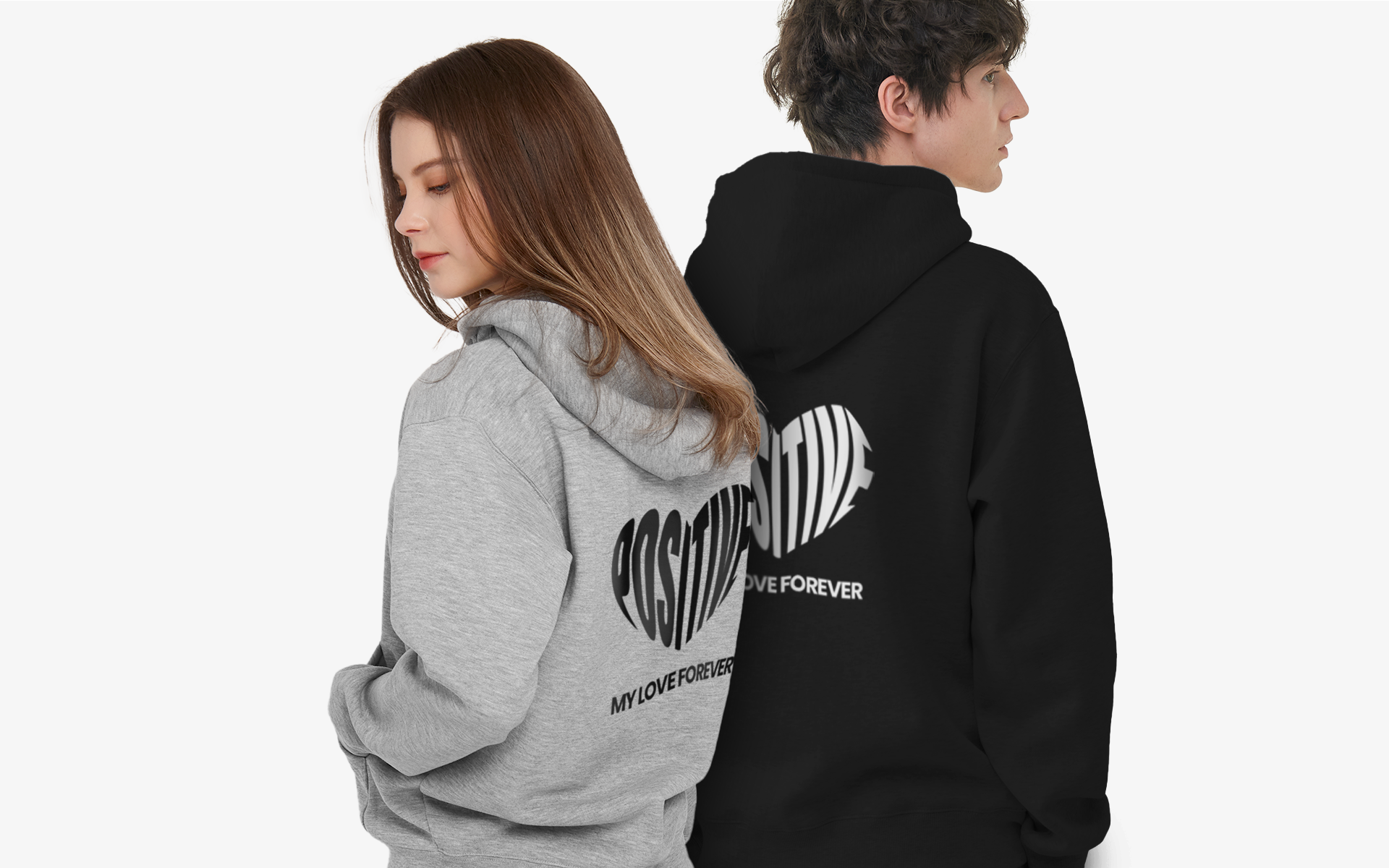 기모 쭈리 오버핏 2WAY 후드집업 커스텀 제작, 커플룩 맞춤 후드티, 이니셜·문구 인쇄 가능 선물용 후드집업, 가족·연인·친구 단체복